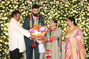 Celebs at Jayasudha Kapoor Elder Son Nihar Wedding Reception